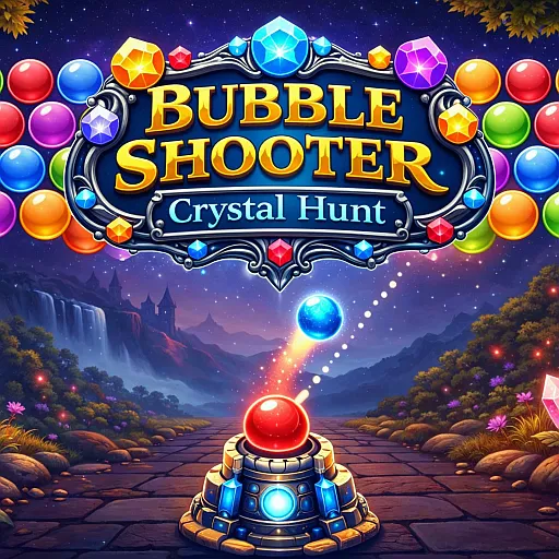 Bubble Shooter Crystal Hunt